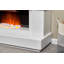 Verona Adam 121cm W Grey Electric Fireplace with 6824 BTU