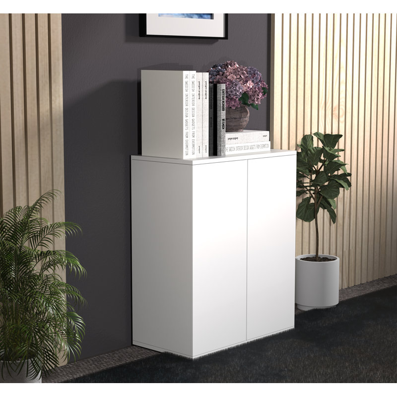 Roetta Rectangle Accent Cabinet, White