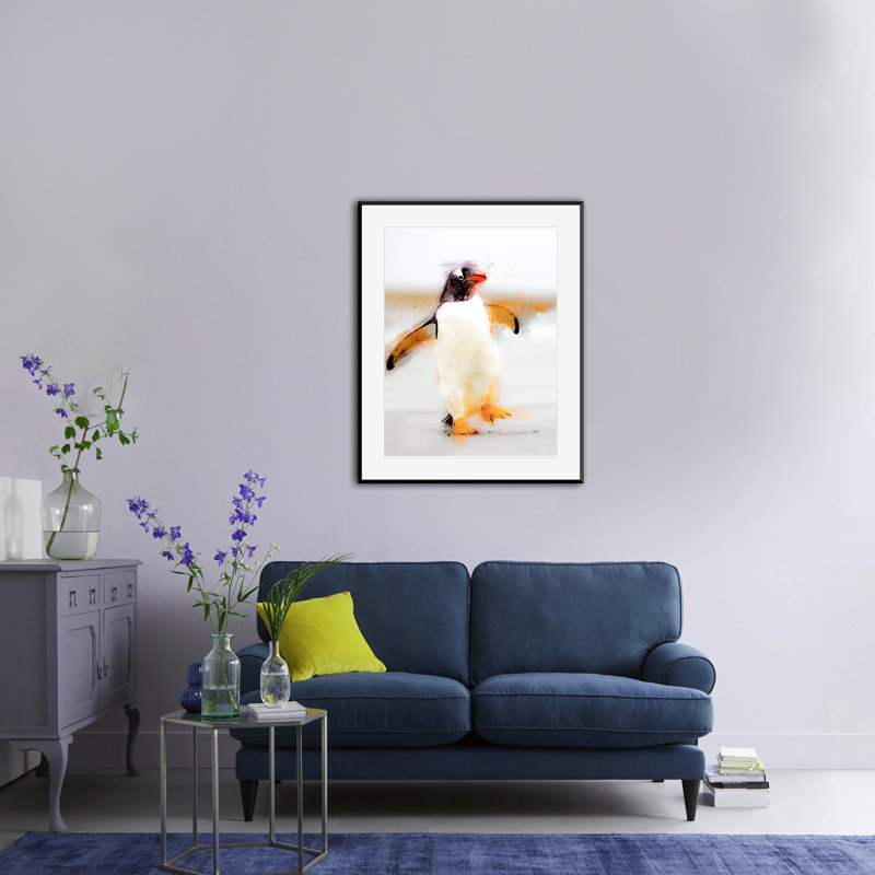 Cute Pengiun - Single Picture Frame Print