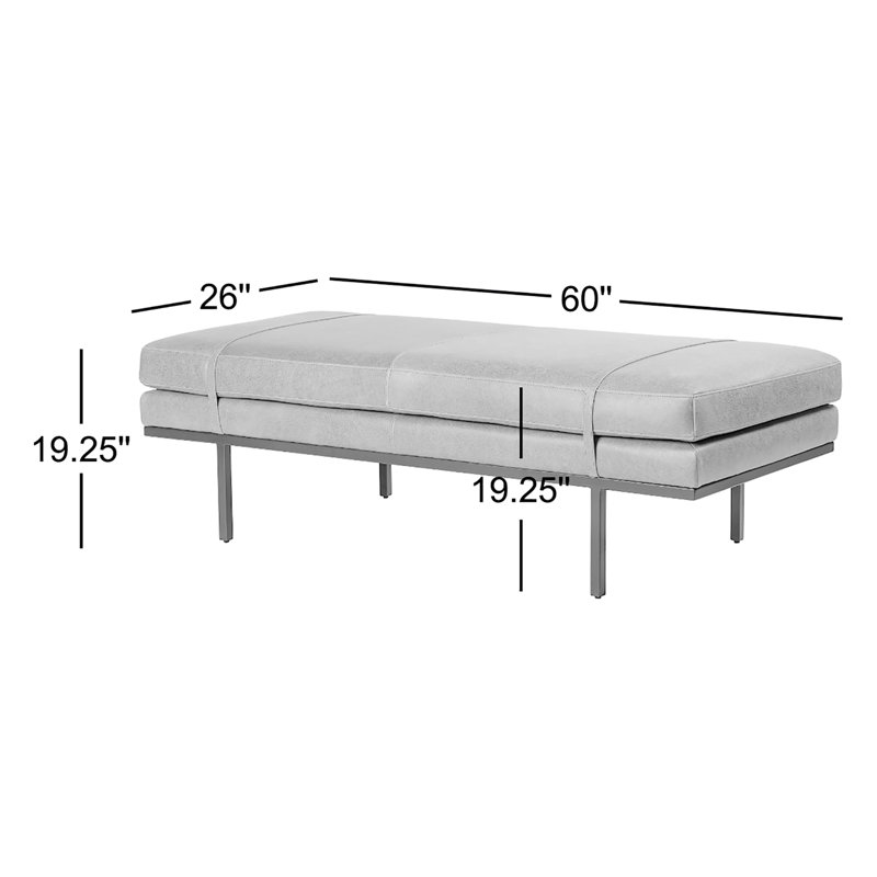 Harris Upholstered Bench, Maestro Cigar