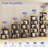 360° Rotating Bookshelf, 6 Tiers Corner Shelf, Rotating Bookcase For Bedroom, Living Room-904007899