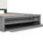 Queen Size Bed With Gray Wood Platform, Headboard Storage, 4 Drawers & Shoe Rack Make Platform Storage Headboard, Drawers, Rack, Version-360984113