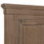 Ensemble de chambre à coucher en bois avec commode 4 pièces Gurkamal, brun moka-577431468