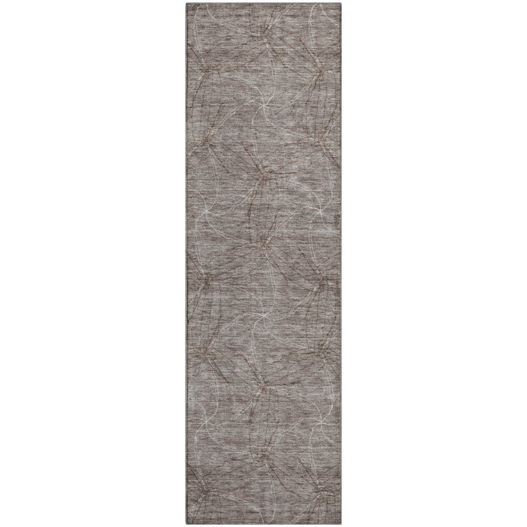 Premium Machine Washable Prisco Taupe Rug