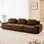 Canapé modulaire contemporain contemporain, canapé modulaire moderne de 117 pouces, tissu en velours côtelé, surdimensionné à 3 places avec assise profonde-2116853219