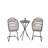 3-Piece Outdoor Wicker Bistro Set