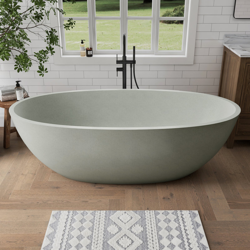 Baignoire de trempage extérieure 71 po Terrazzo