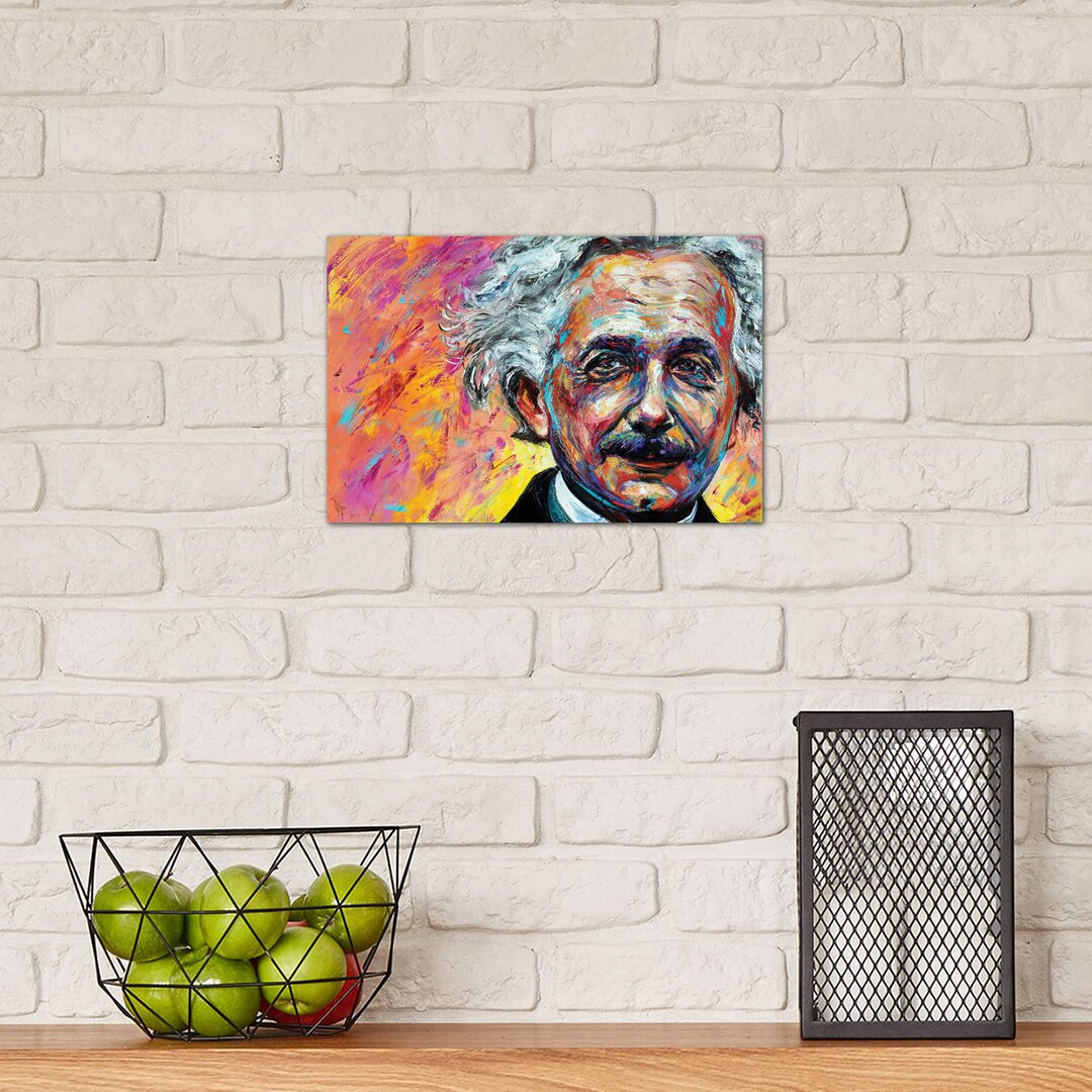 Leinwandbild - Gemälde „Einstein” von Natasha Mylius