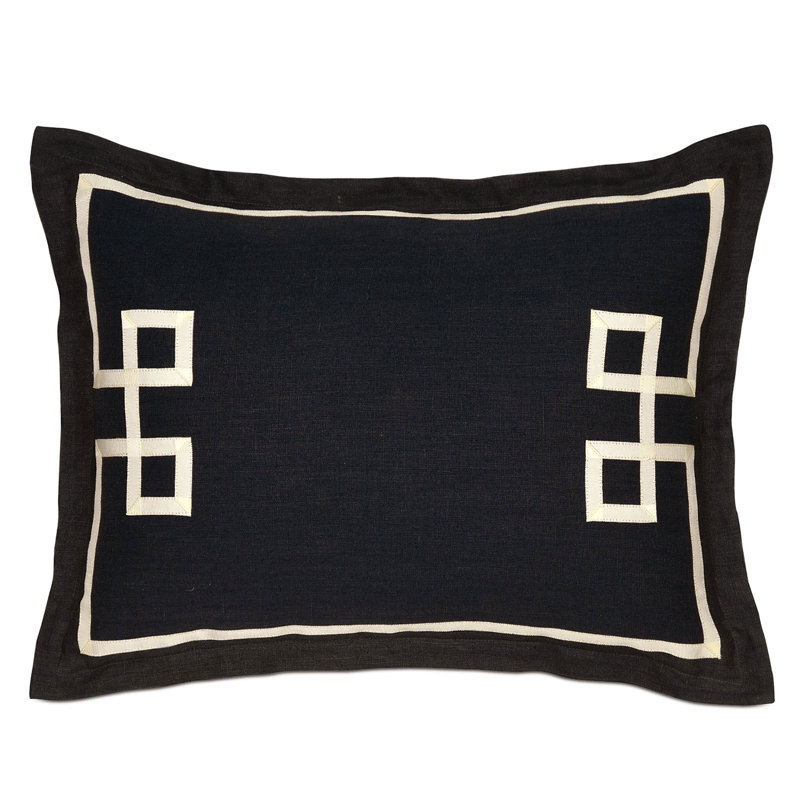 Resort Linen Program Sham, Standard, Black