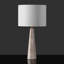 Lampe de table en travertin Bevans