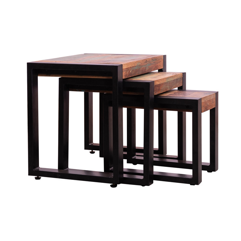 Jaxyn Solid Wood Top Nesting Tables