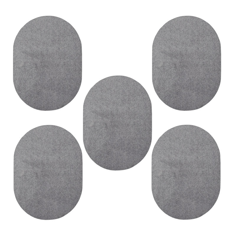 Ensemble de tapis intérieur / extérieur en polyester touffeté à la machine Lokken, Ovale 2 pi x 4 pi