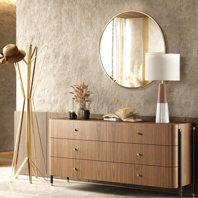 Miroir d'appoint en métal