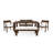 Jorvella 6 - Person Acacia Wood Outdoor Dining Set With Cushions-842529054