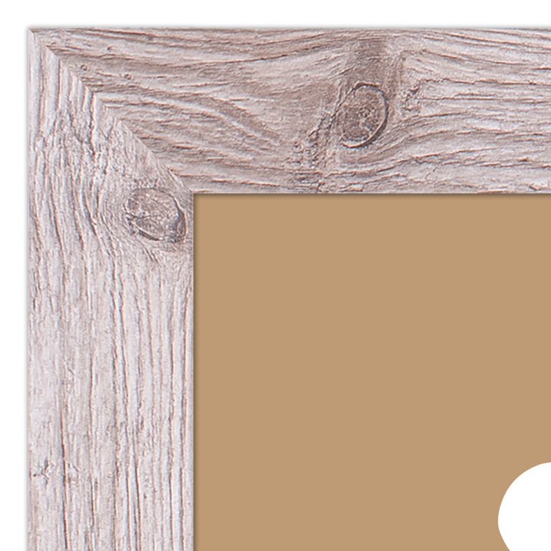 Autour de l'art encadré, H 14 po x l 11 po x P 0,75 po, Cadre blanc