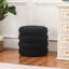 18-Inch Height Round Storage Ottoman-458697694