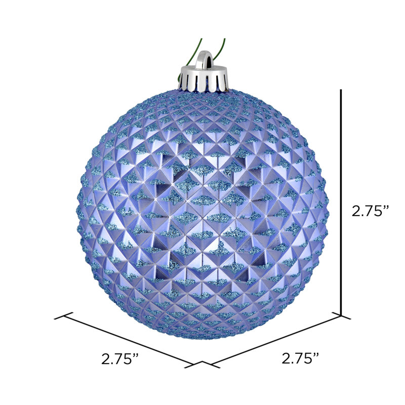 Ornement boule Durian Glitter, Lilas