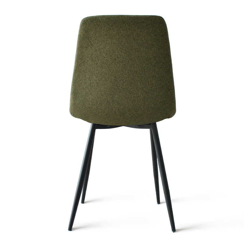 Chaise d'appoint tapscottée Tapscott, Natté vert
