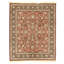 Hand Knotted Wool Oriental Area Rug in Navy And Wine