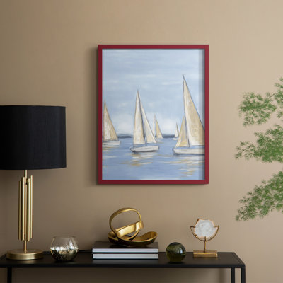 NAUTICAL Series III, reproduction encadrée - bois massif