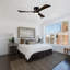 52" 3-Blade LED Standard Ceiling Fan with Remote Control and Light Kit for Living Room-130365624