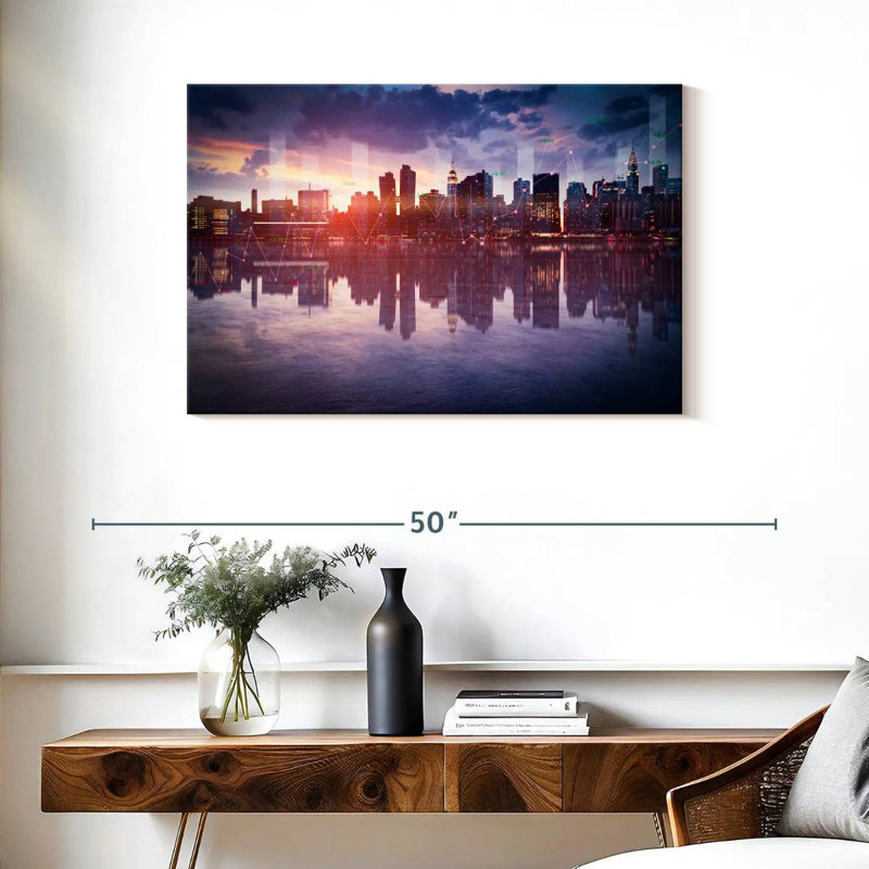 Ravi New York Abstract, 24" H x 36" W