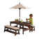 Kids Solid Wood Outdoor Table Or Chair and Chair Set