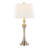Flint 30" Contemporary Metal Table Lamp With Textured Slub Linen Shade And Built-In Usb Port From Grandview Gallery - Set Of 2-2027359452-2027359448