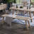 Wooden Frame Long Dining Bench-826999262