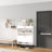 ( incomplete) 16 Pair Shoe Storage Cabinet with 2 Flip Drawers,Farmhouse Shoe Cabinet for Entryway