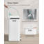 Kitchen Bin, 2 X 8 Gallon (2 X 30 L) Double Rubbish Bin For Waste And Recycling, With Soft-Close Lids, Removable Inner Buckets, Pedals, Steel, Ink Black-116492909-116492904