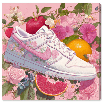 Sneaker Lost III Fashion Art Canvas Print by Art Remedy