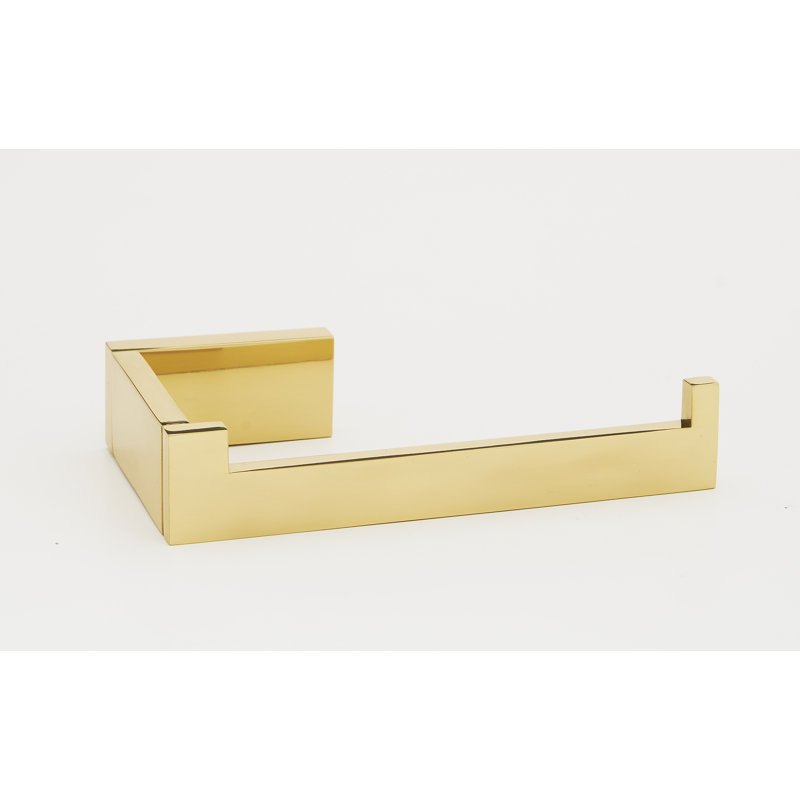 Linear TISSUE HOLDER, Polished Brass
