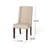 Toshia 1'' H Tufted Upholstered Dining Chair-652636448