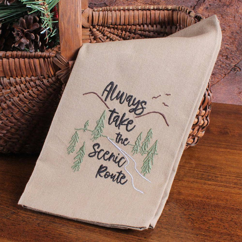 Serviette Always Always Scenic Route