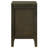 Clement Dark Cocoa 2-Drawer Nightstand Bedside Table