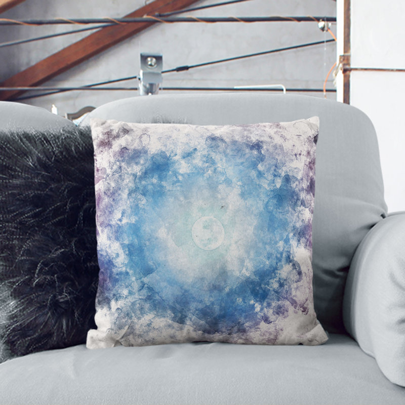 Abstract Square Throw Cushion, 40cm H x 40cm W x 15cm D