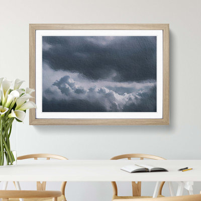 The Mood of the Clouds - Picture Frame Painting Print