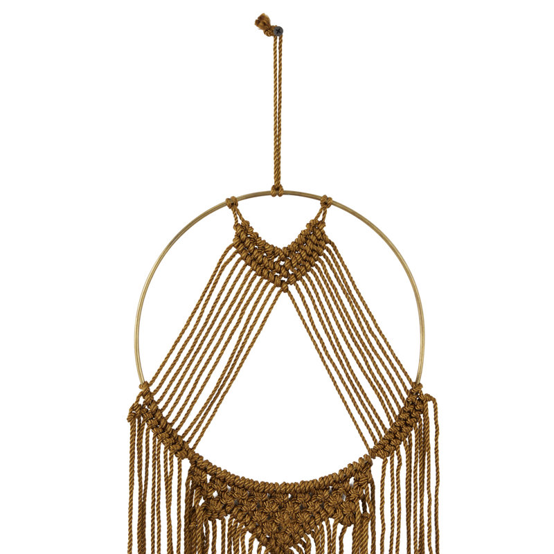 Suspension murale en tissu mélangé avec accessoires de suspension inclus