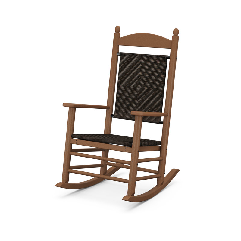 Chaise berçante POLYWOOD, Teck / Cahaba