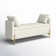 Louvenia 56''W Upholstered Flip Top Bench with Subdivided Storage and Toss Pillows