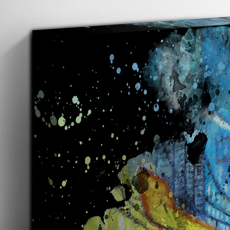 Cafe Terrace at Night by Vincent Van Gogh - Wrapped Canvas, 50cm H x 35cm W