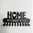 Black Metal "MY SWEET HOME" Wall Hook Rack | Sturdy Iron Key & Coat Organizer | Christmas Stocking Holder | Modern Farmhouse Entryway Decor