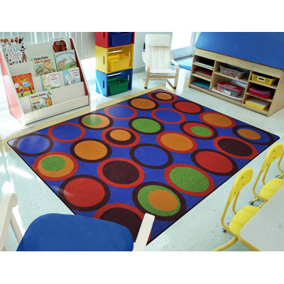 Circle Back Geometric Tufted Area Rug