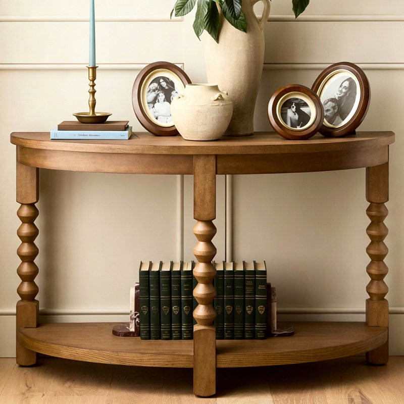 Console rétro de style français brun
