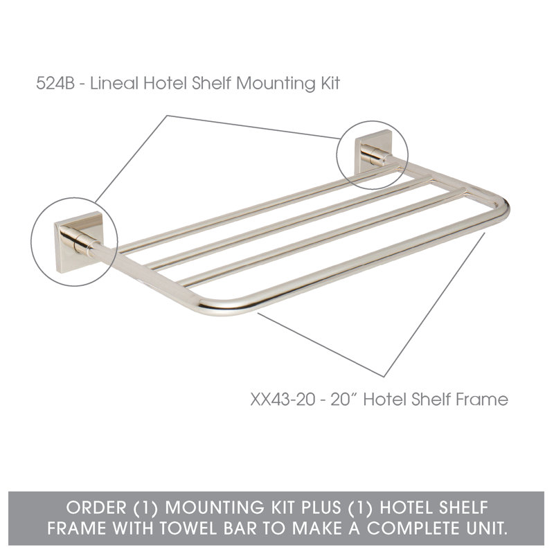 20" Hotel Shelf Frame