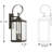 Crawley 2-Light Aluminum Outdoor Wall Lantern with Beveled Glass-176675793