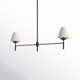 Jianna 2 Light Metal Linear Chandelier