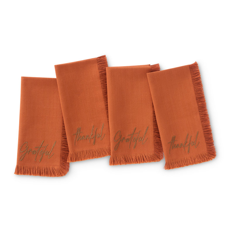 Serviettes à franges, Rouille