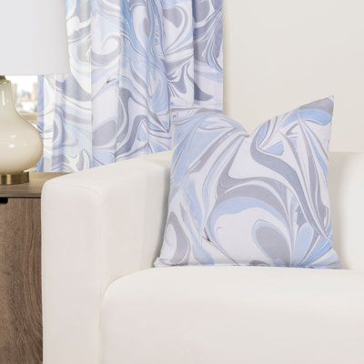 Marbled Throw Pillow